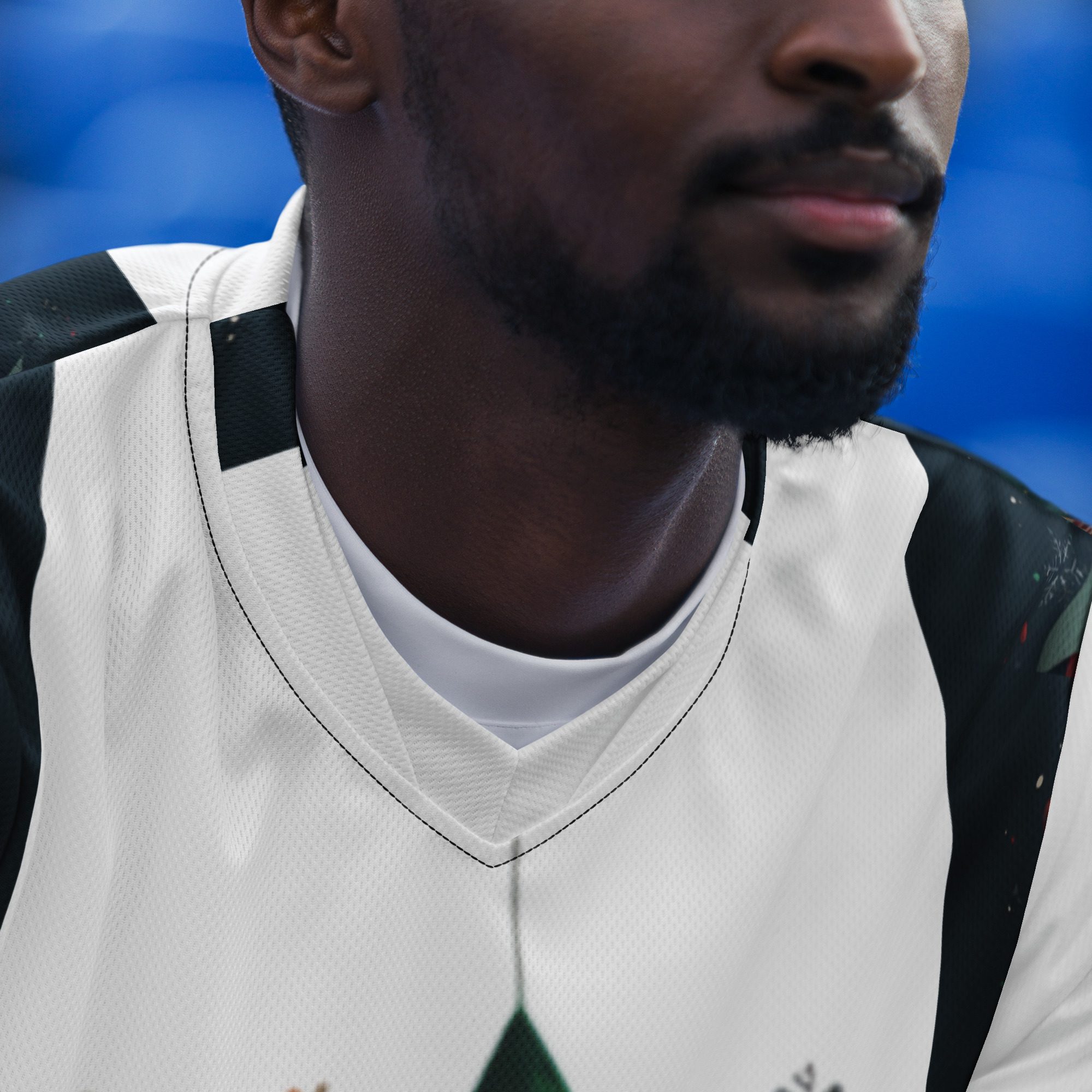 Nordic Pines Canopy – Recycled Unisex Sports Jersey - Image 14