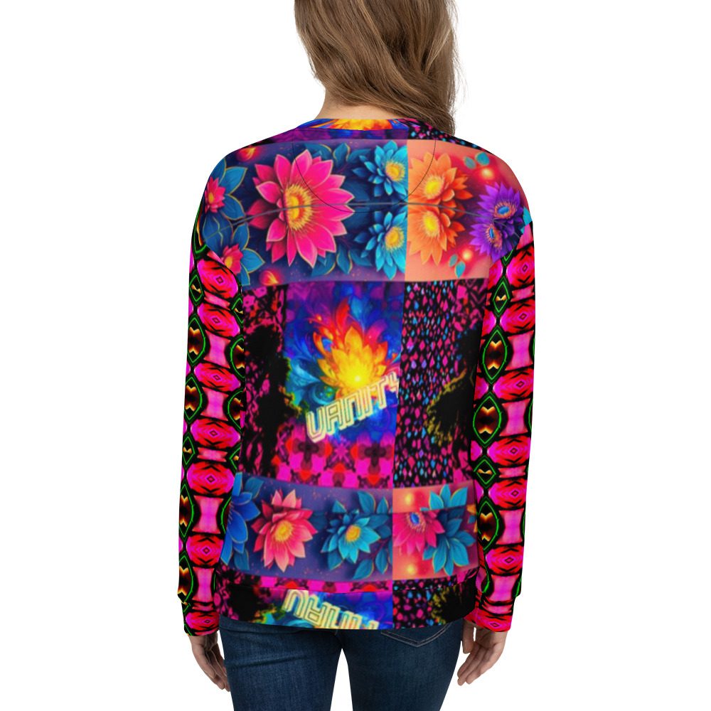 Psychedelic’s Bloomed Supernova Galaxies – Unisex Sweatshirt - Image 9