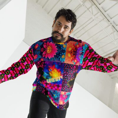 Psychedelic’s Bloomed Supernova Galaxies – Unisex Sweatshirt