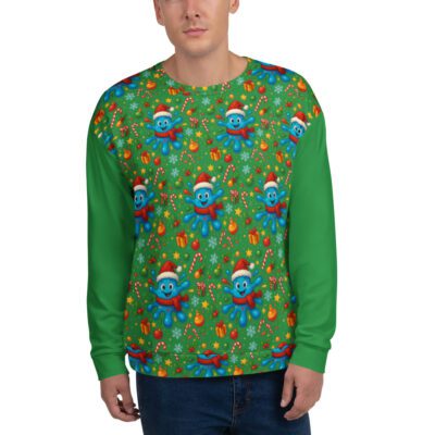 Splatty’s Garden Party All-Over Recycled Unisex Sweatshirt