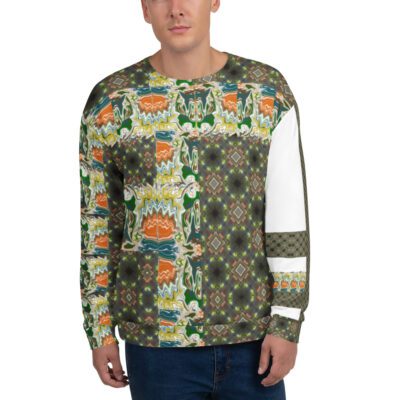 Fractal Woodland – Unisex Recycled Sweatshirt