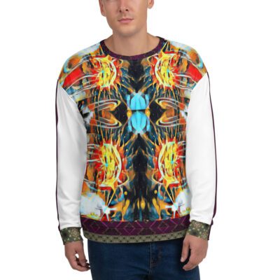 Quantum Heatwave-Recycled Unisex Cotton Sweatshirt