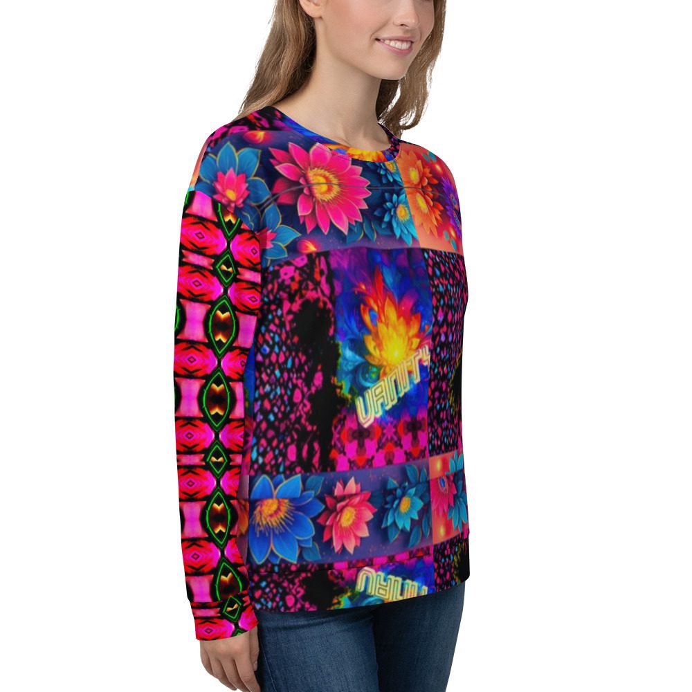 Psychedelic’s Bloomed Supernova Galaxies – Unisex Sweatshirt - Image 7
