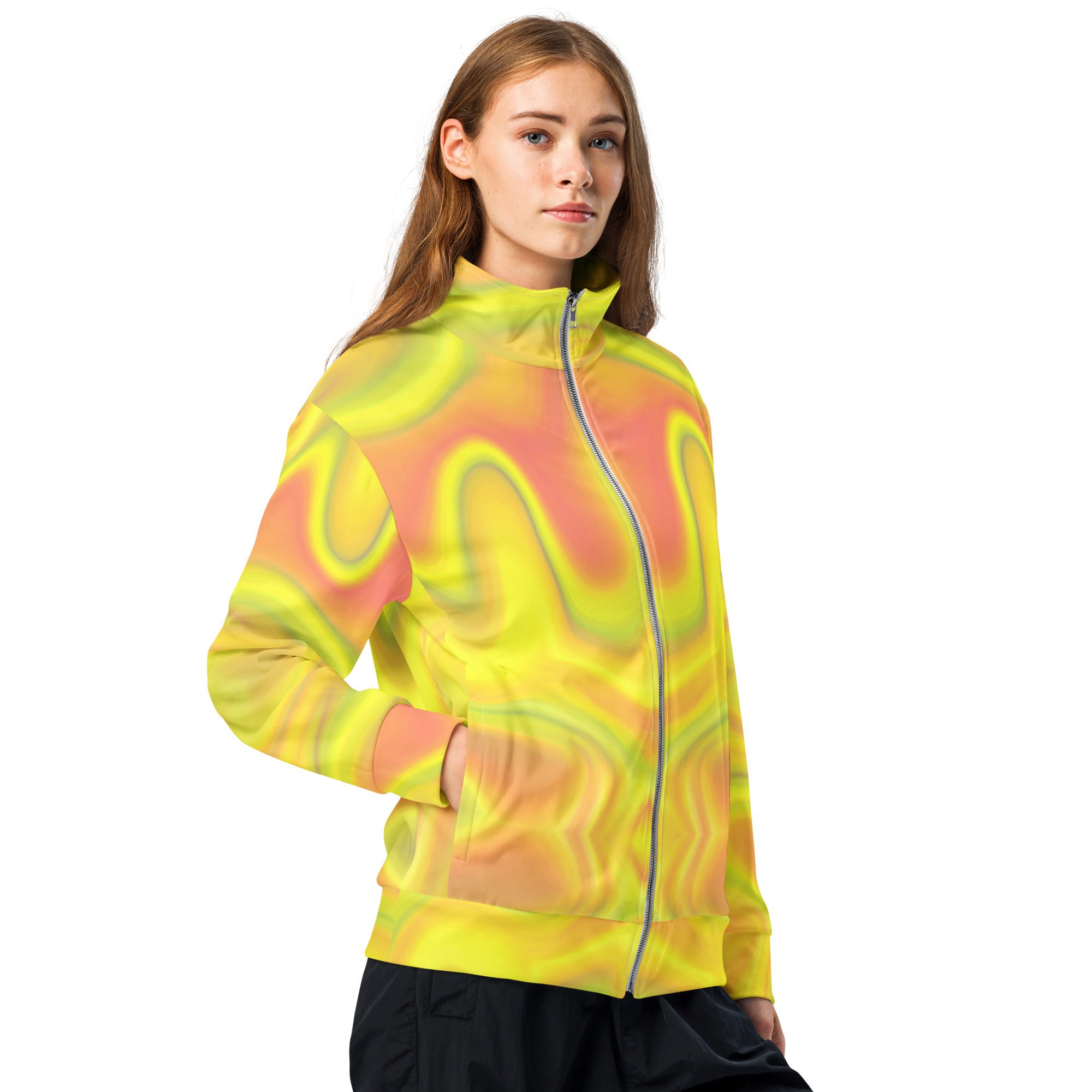 Solar Flow — All-Over Print Unisex Track Jacket - Image 2