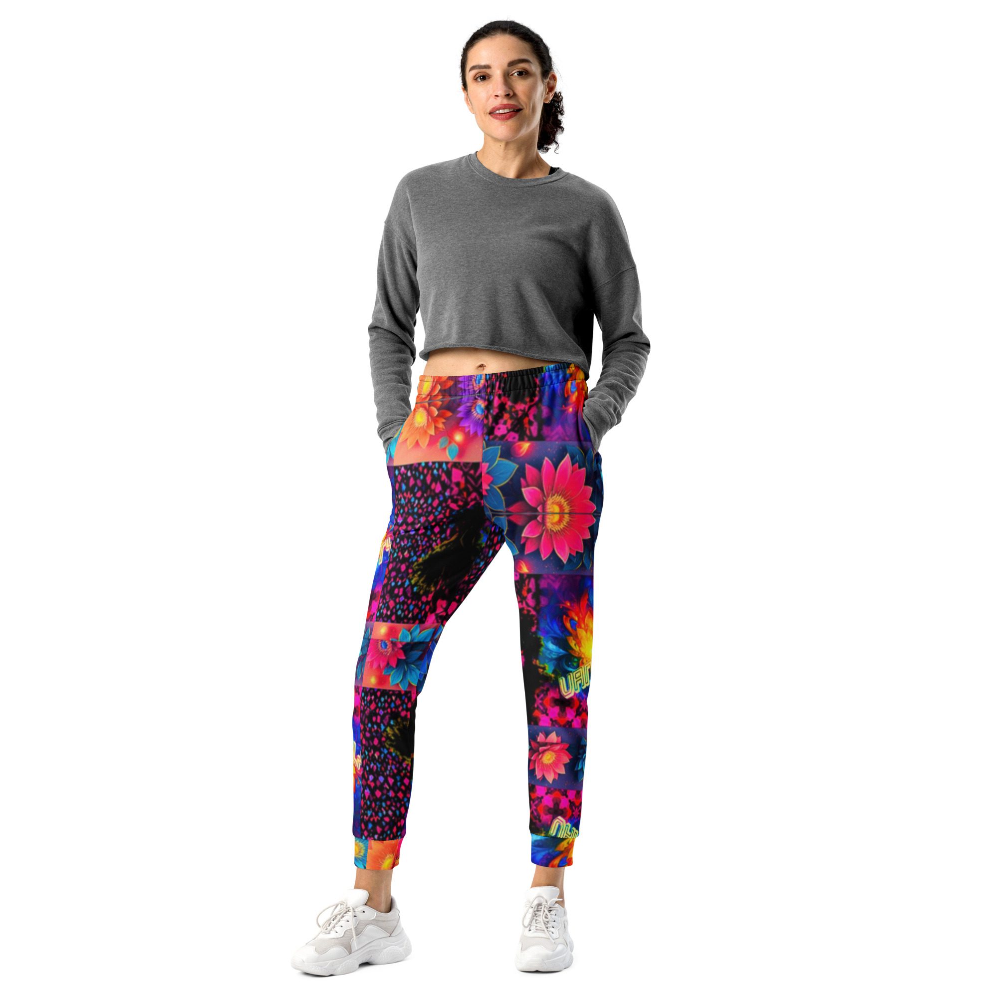 Psychedelic’s Bloomed Supernova Galaxies — Women’s Joggers - Image 4