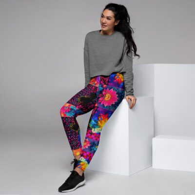 Psychedelic’s Bloomed Supernova Galaxies — Women’s Joggers