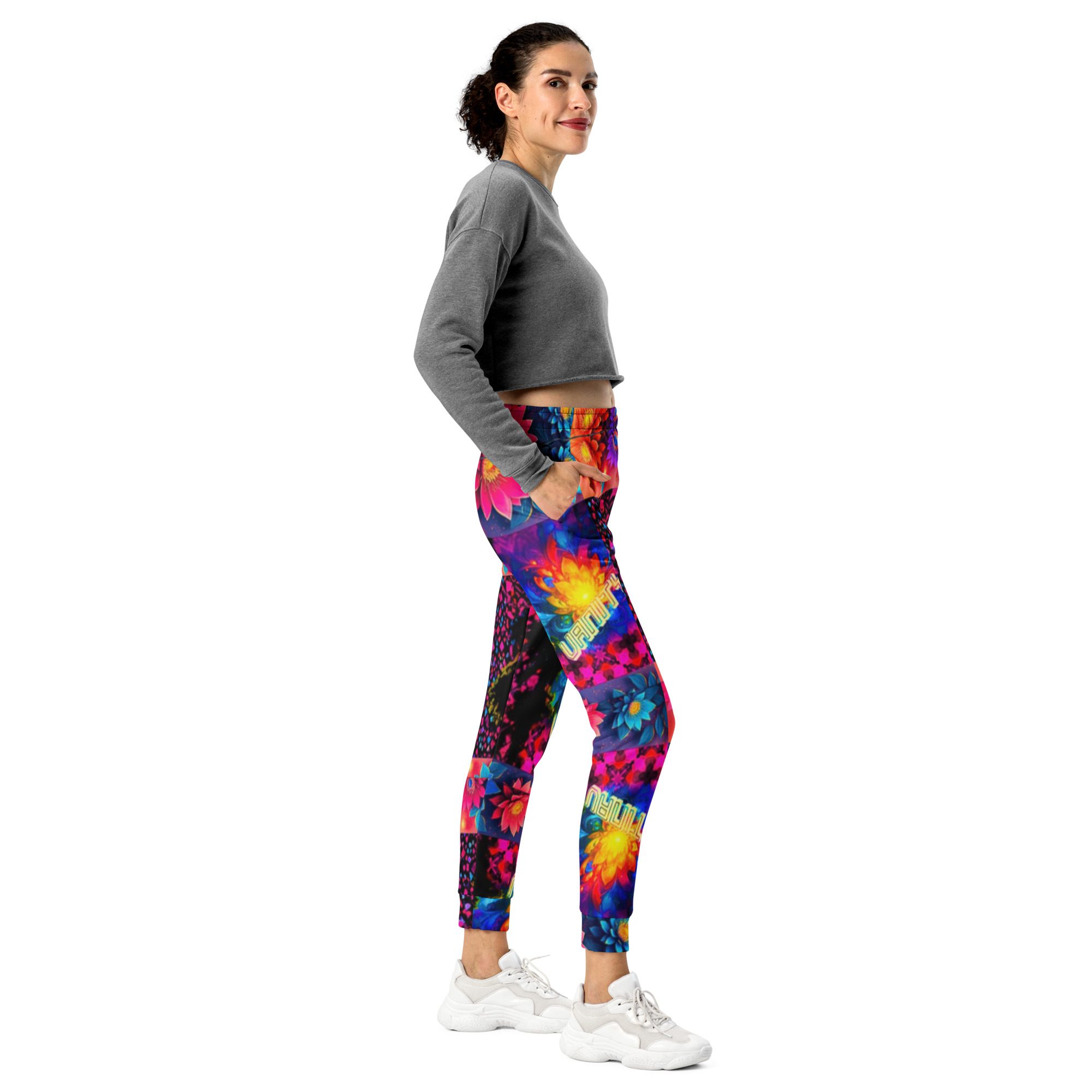 Psychedelic’s Bloomed Supernova Galaxies — Women’s Joggers - Image 2