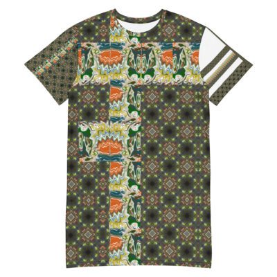 Fractal Woodland – T-shirt dress