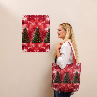 Evergreen Glow — Holiday Tote Bag