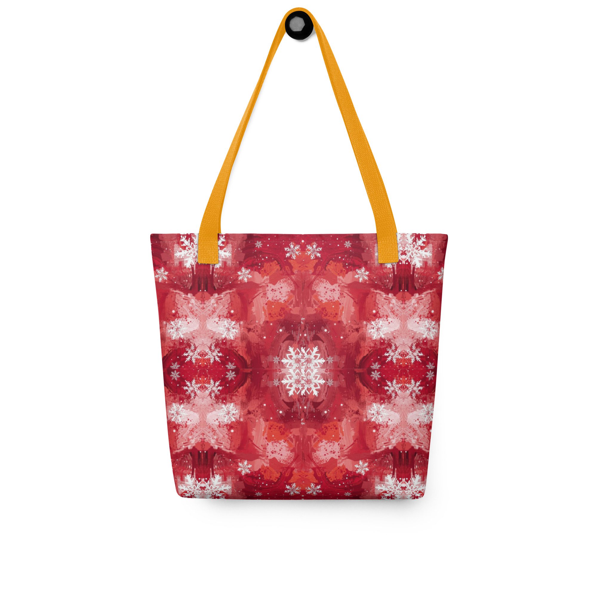 Crimson Snowfall — Holiday Tote Bag - Image 17