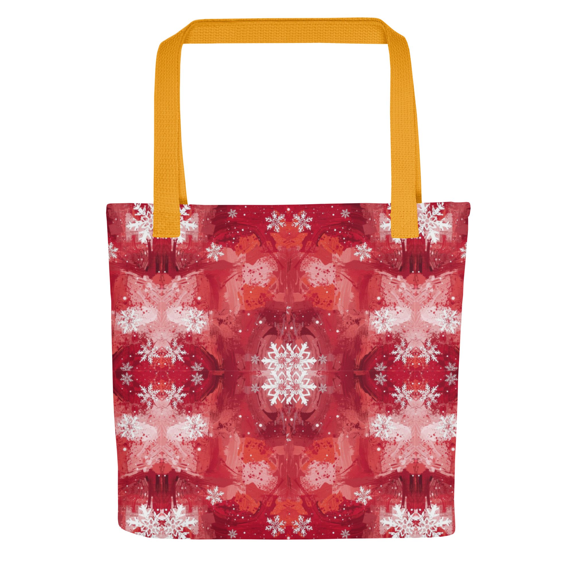 Crimson Snowfall — Holiday Tote Bag - Image 14