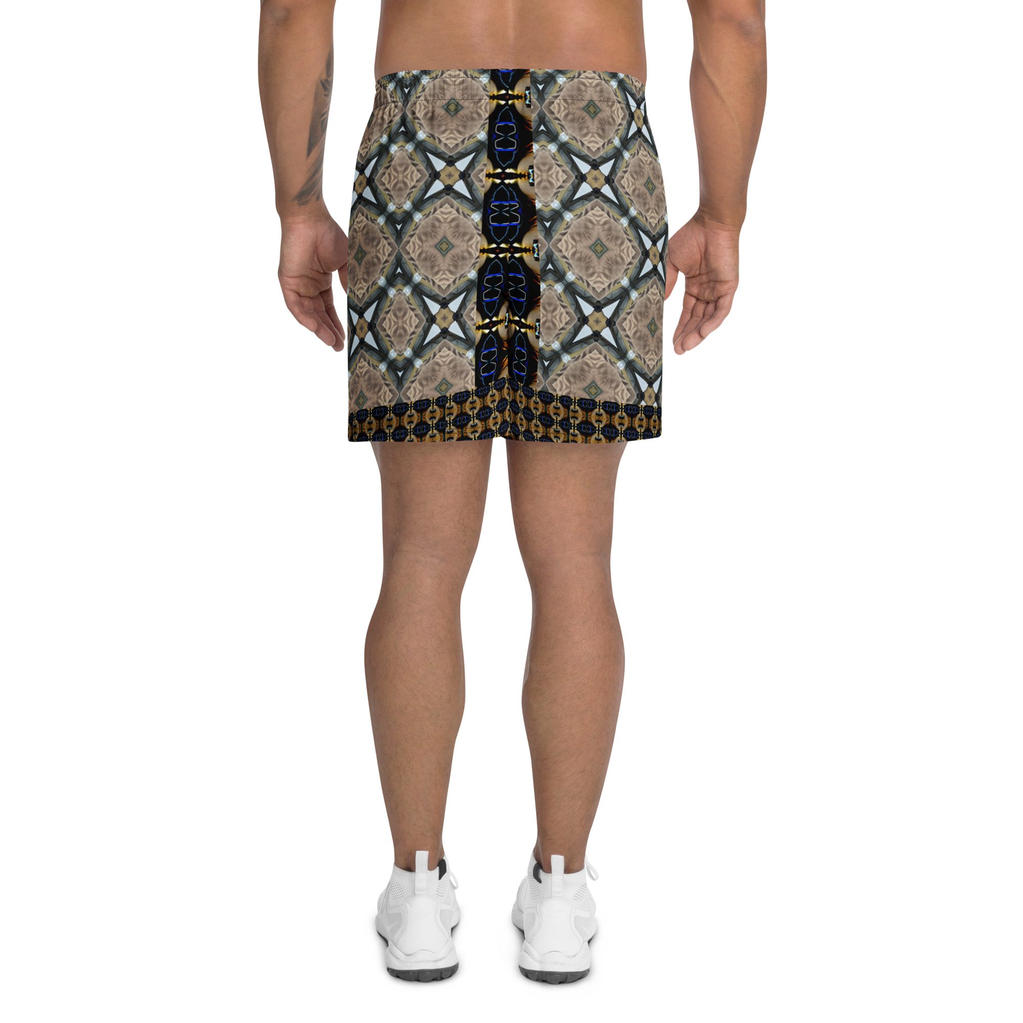 Z’s Sun Dusk Mandala – All-Over Print Unisex Athletic Long Shorts - Image 8