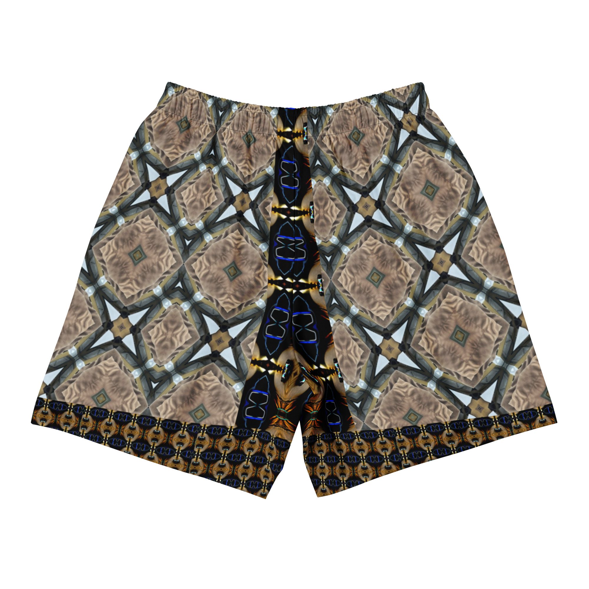 Z’s Sun Dusk Mandala – All-Over Print Unisex Athletic Long Shorts - Image 14