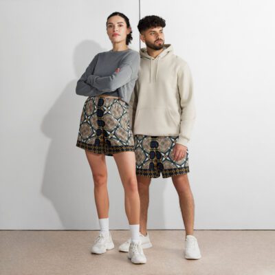 Z’s Sun Dusk Mandala – All-Over Print Unisex Athletic Long Shorts