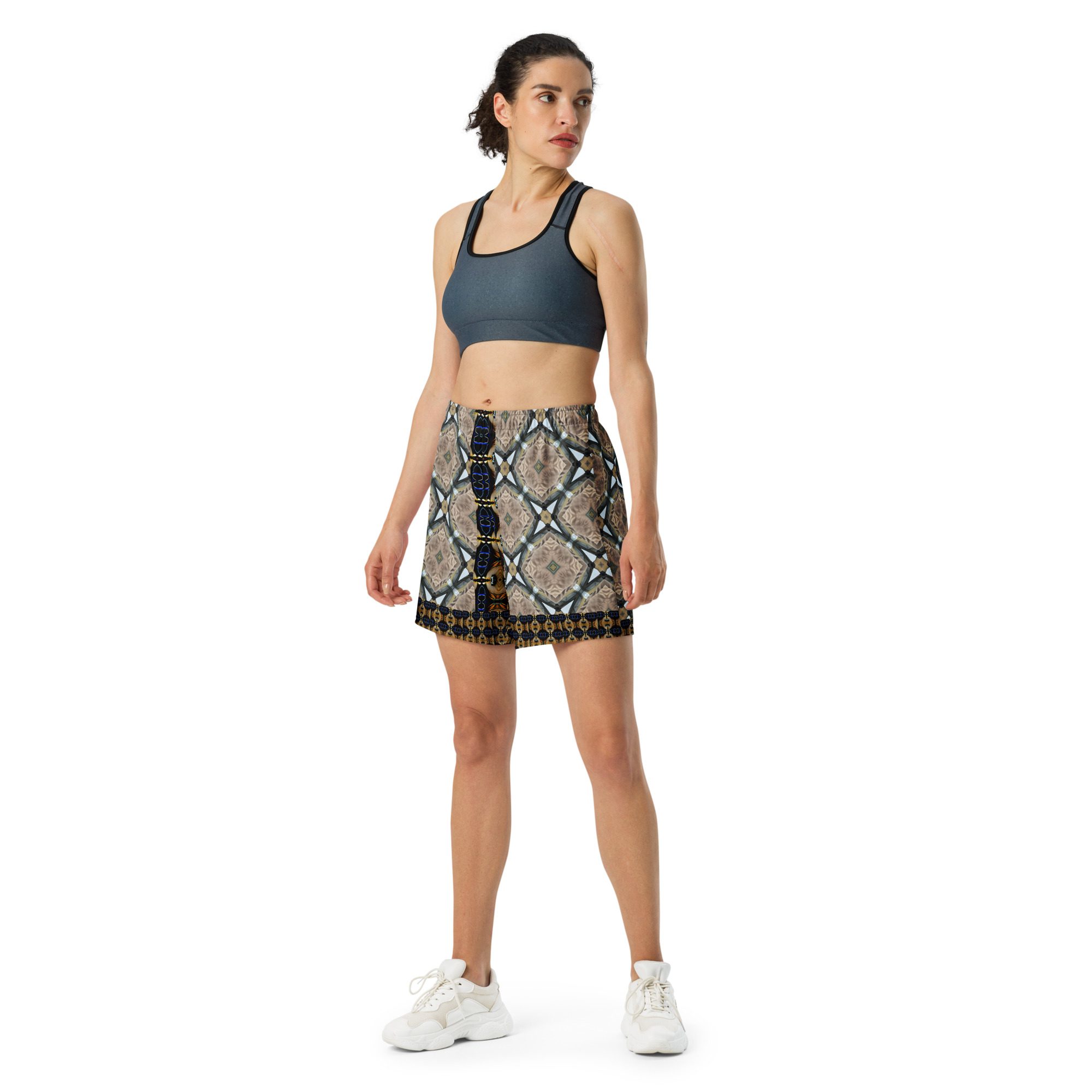 Z’s Sun Dusk Mandala – All-Over Print Unisex Athletic Long Shorts - Image 16