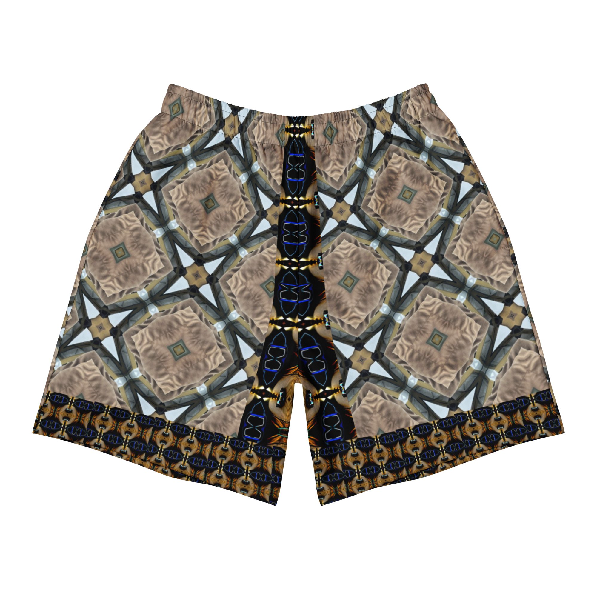 Z’s Sun Dusk Mandala – All-Over Print Unisex Athletic Long Shorts - Image 20