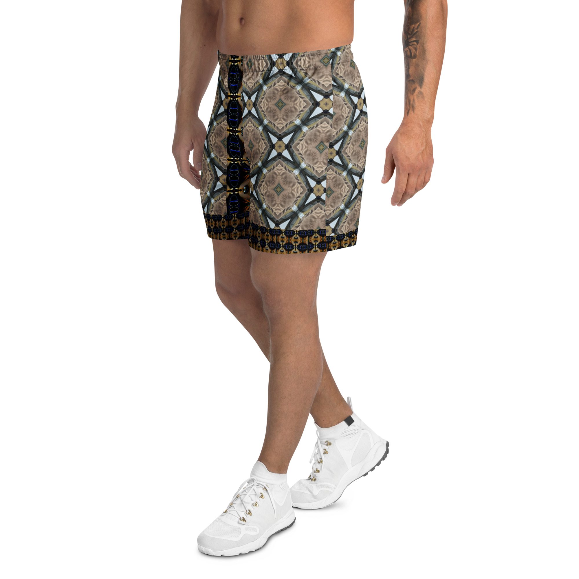 Z’s Sun Dusk Mandala – All-Over Print Unisex Athletic Long Shorts - Image 7