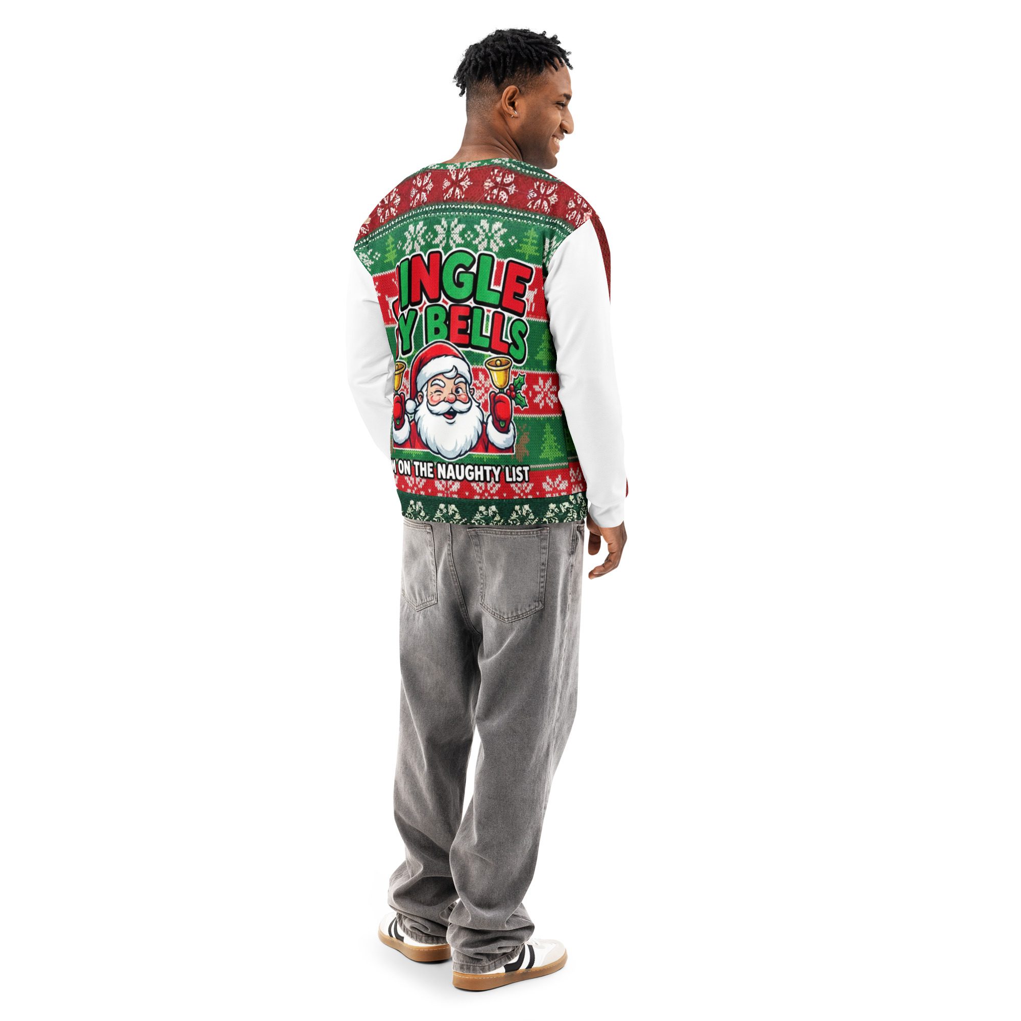 Jingle My Bells Ugly Christmas Sweatshirt/Jumper – Unisex Cotton Sweatshirt - Image 4