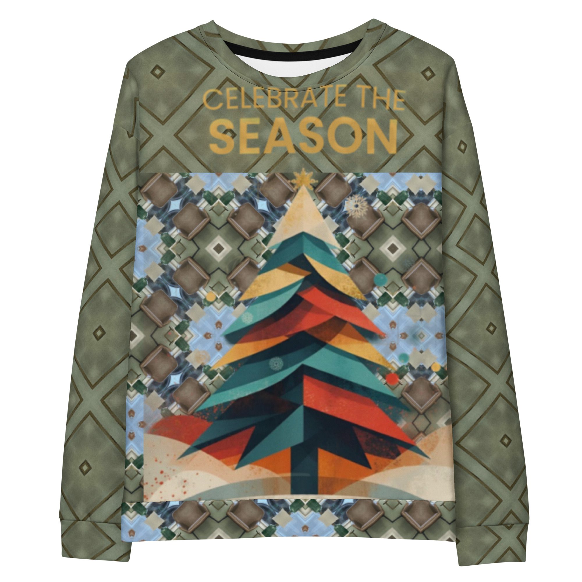 Ugly Christmas – Frostpeak Forest Sweatshirt | Unisex Cotton Cozywear - Image 4