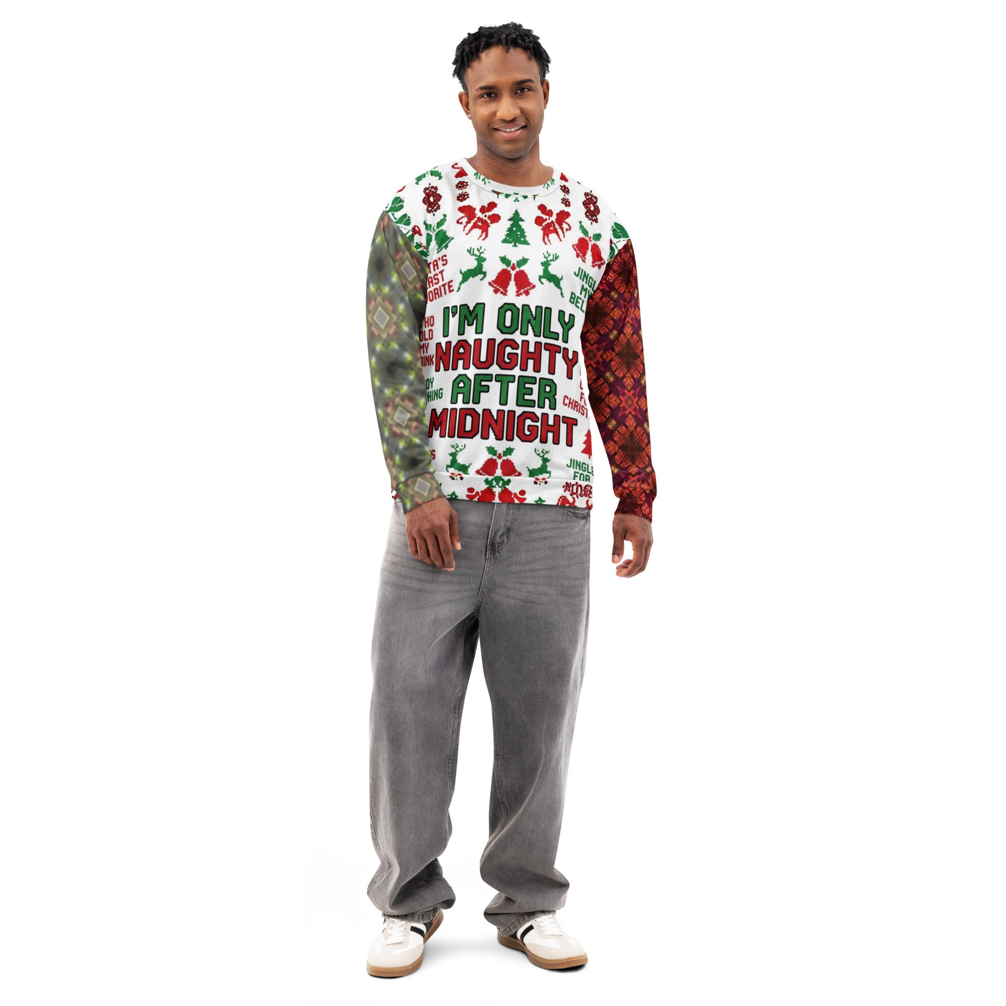 Naughty After Midnight – Unisex Cotton Sweatshirt - Image 2