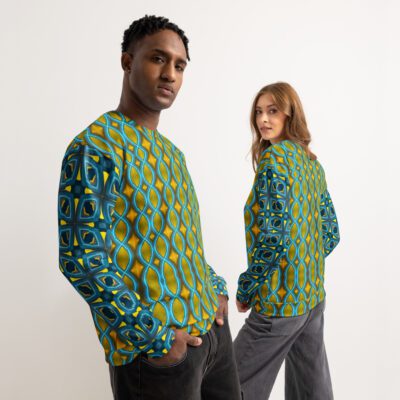 Solar Tide Wave – Recycled Unisex Cotton Sweatshirt
