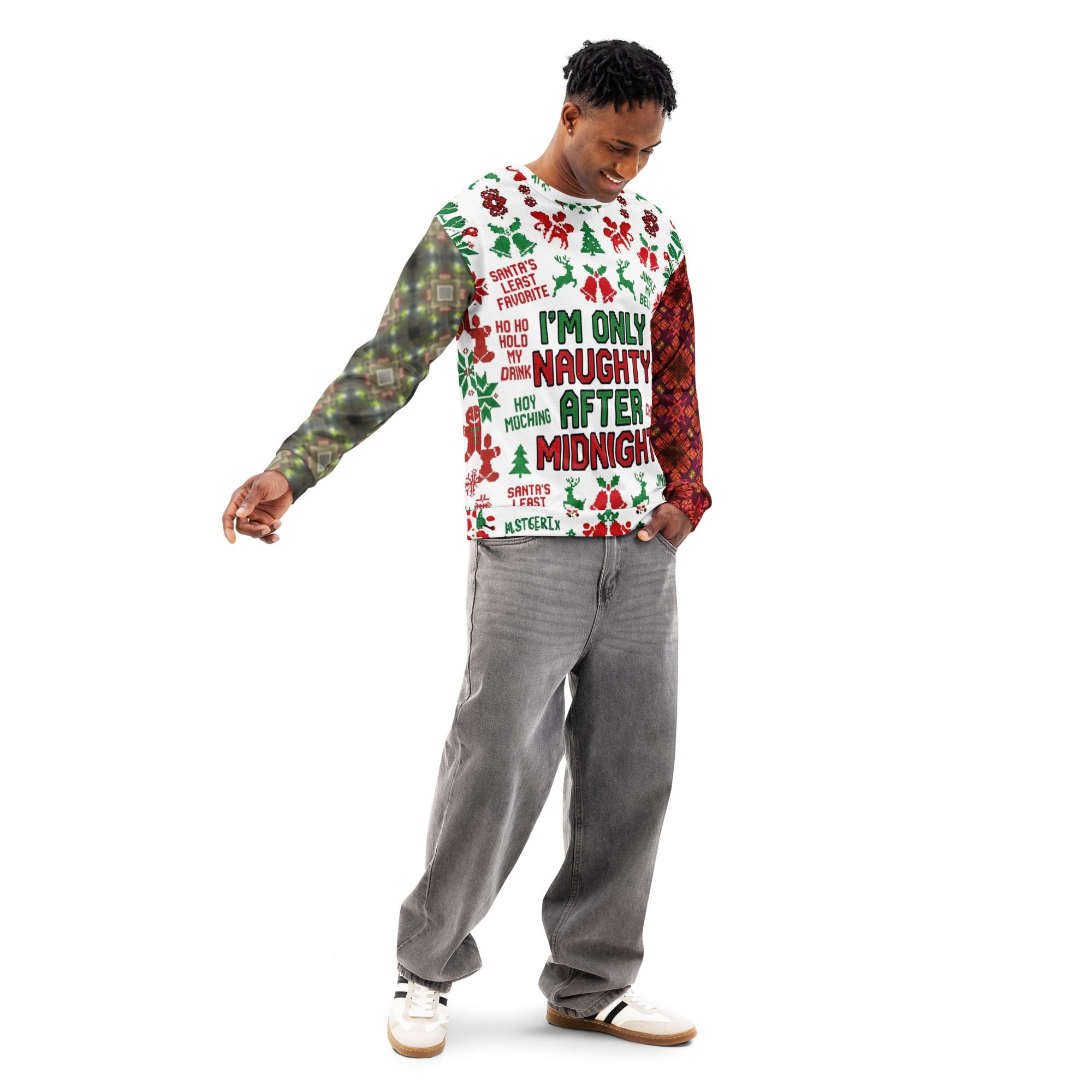 Naughty After Midnight – Unisex Cotton Sweatshirt - Image 5