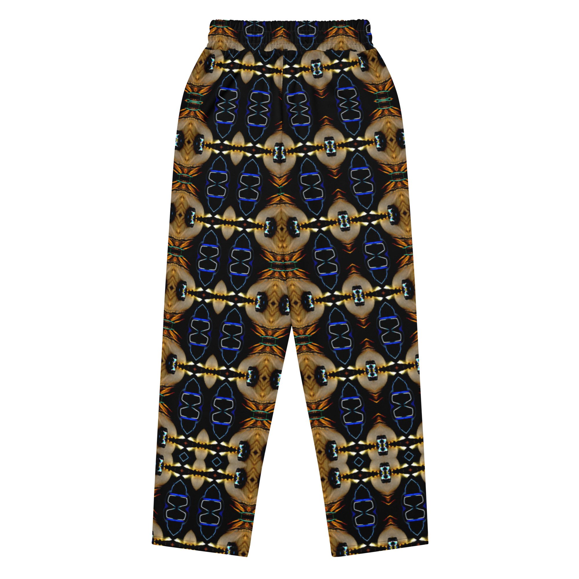 Eclipsed Mirage Noir – Artistic All-Over Print Unisex Wide-Leg Joggers - Image 8