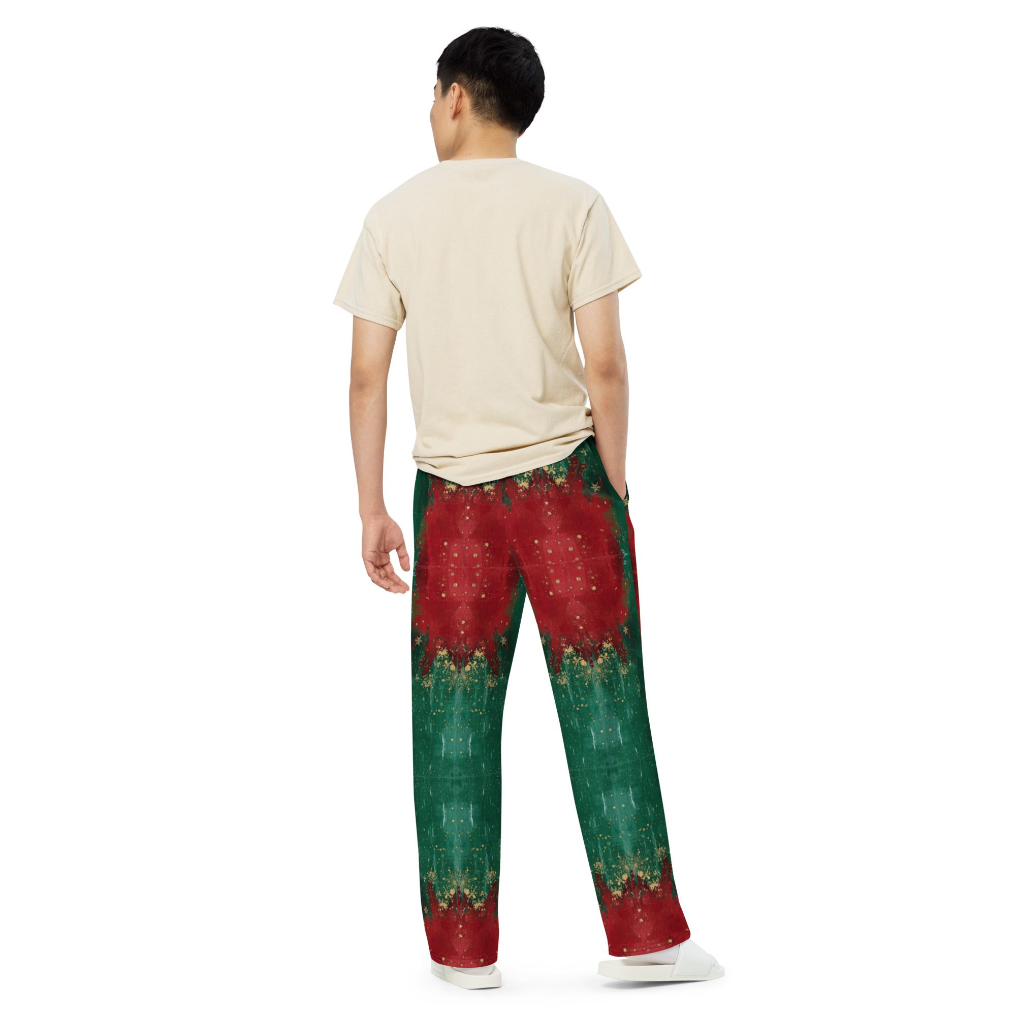 Yuletide Fade — Unisex Wide-Leg Pants - Image 7