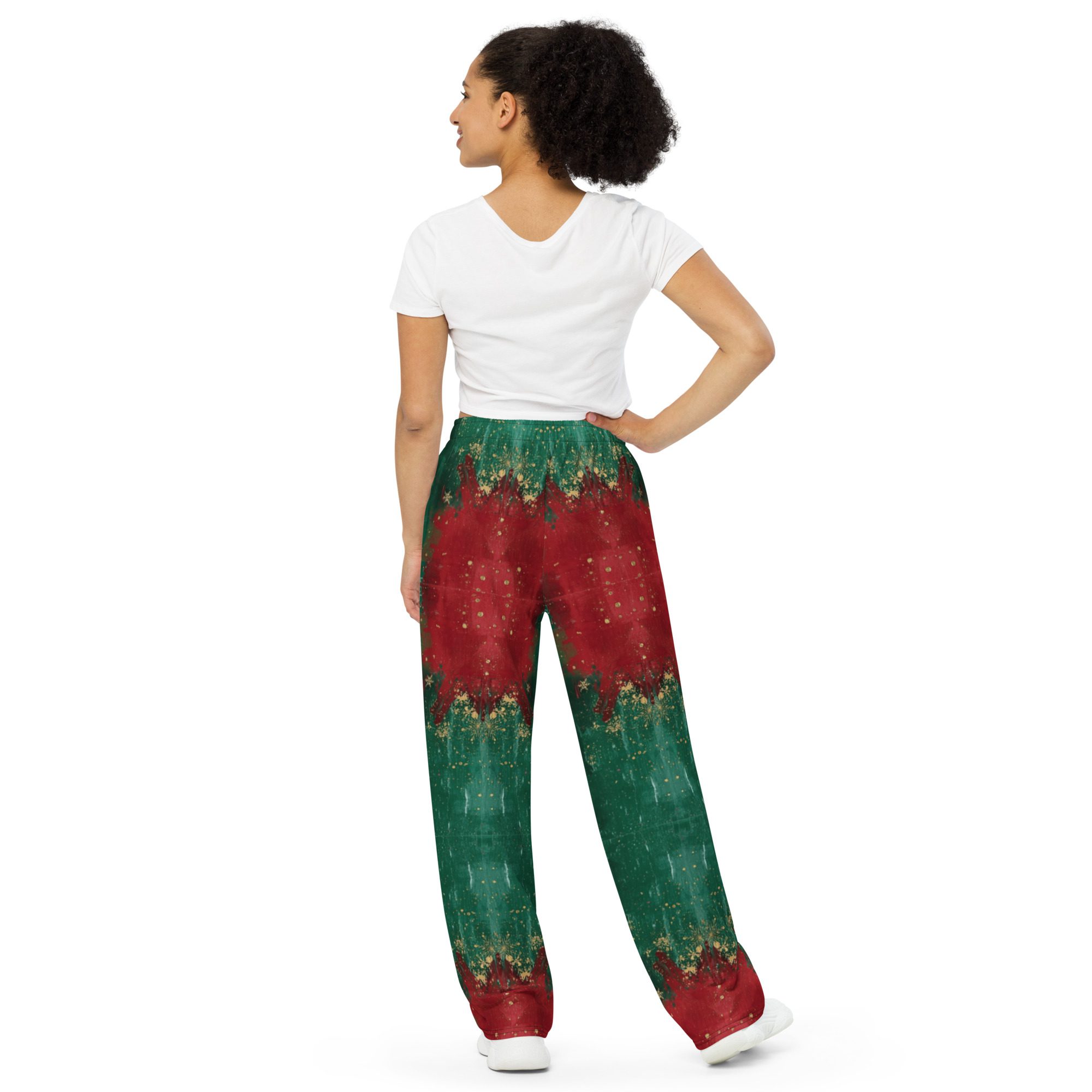 Yuletide Fade — Unisex Wide-Leg Pants - Image 4