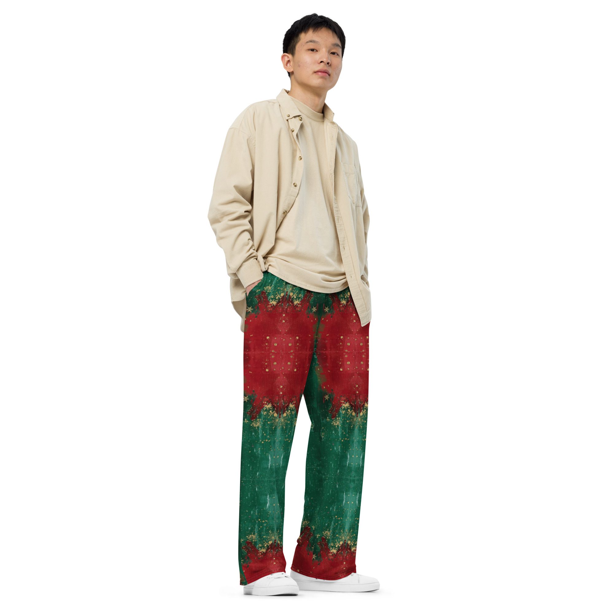 Yuletide Fade — Unisex Wide-Leg Pants - Image 6