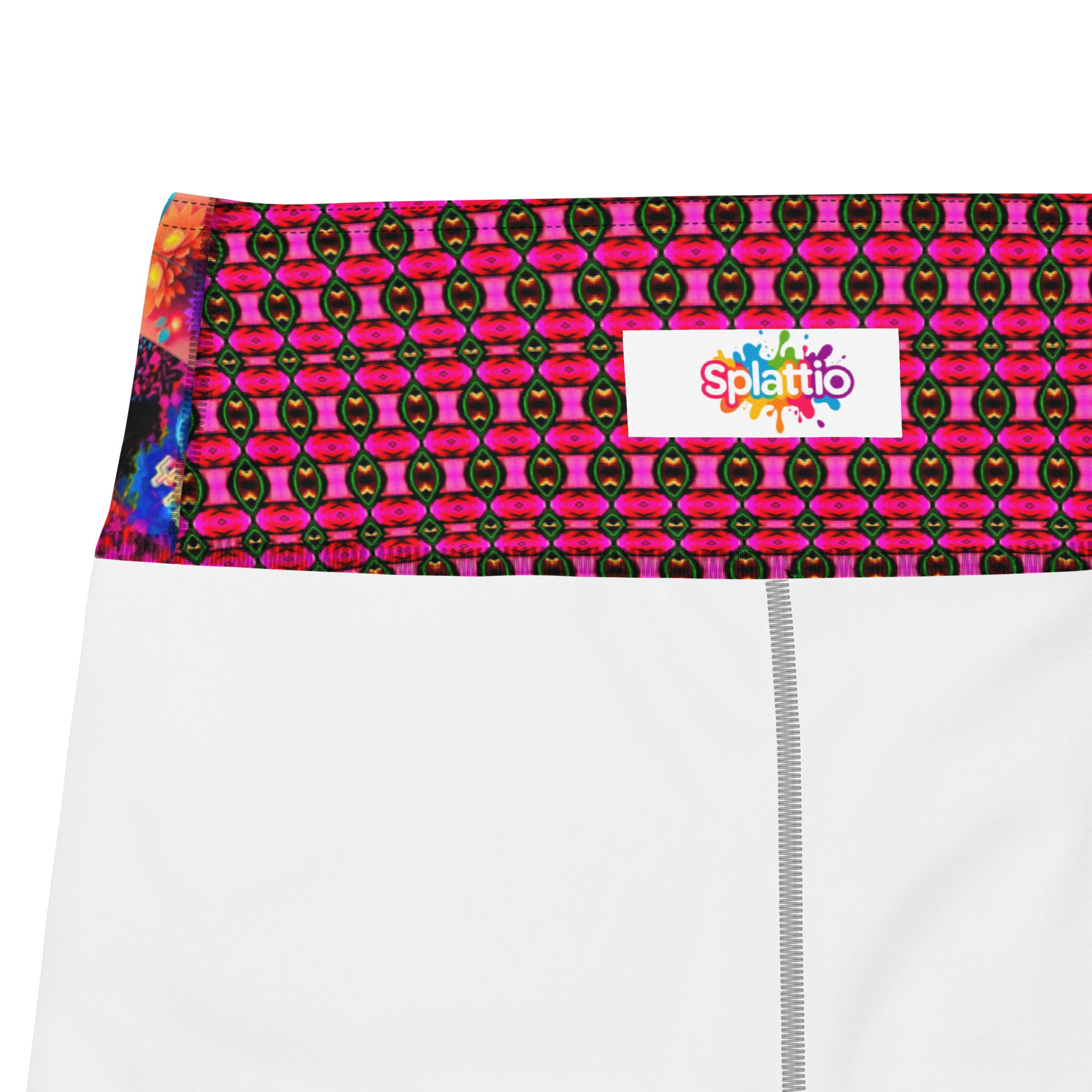 Psychedelic’s Bloomed Supernova Galaxies – Yoga Capri Leggings - Image 4