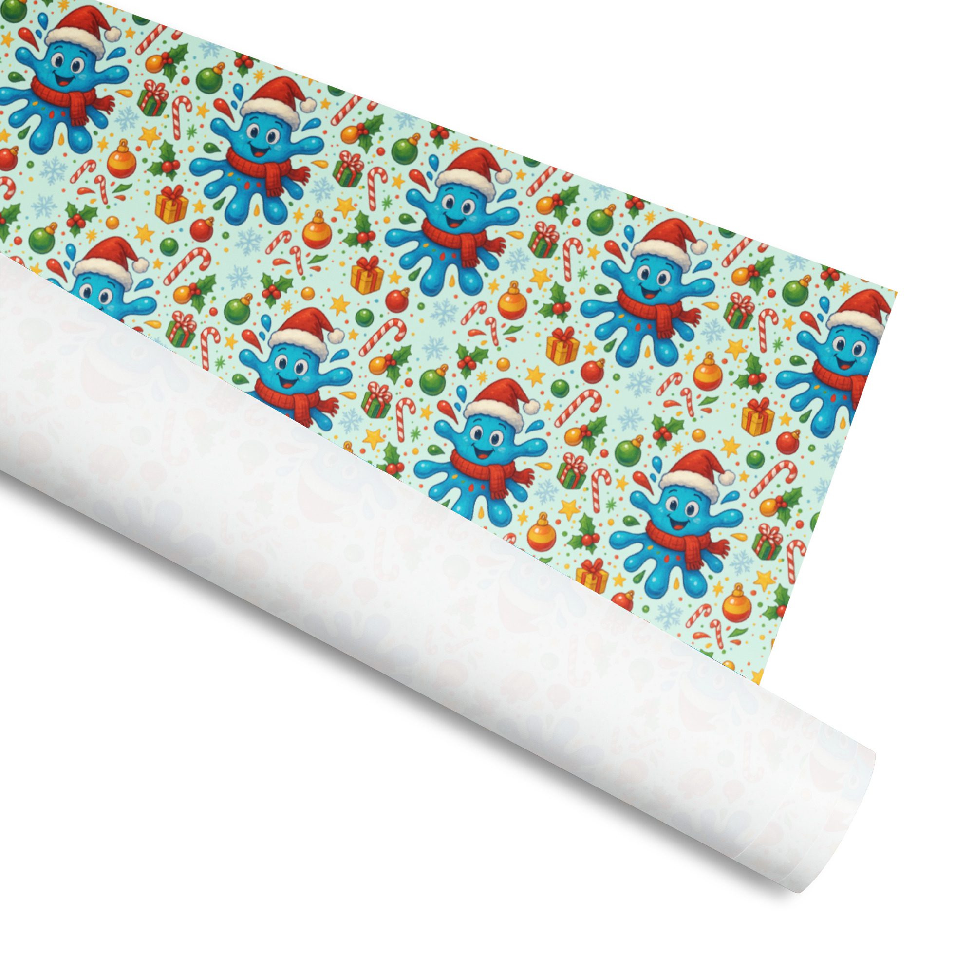 Splatty’s Colorful Christmas Gift Wrap – Festive All-Over Print - Image 2