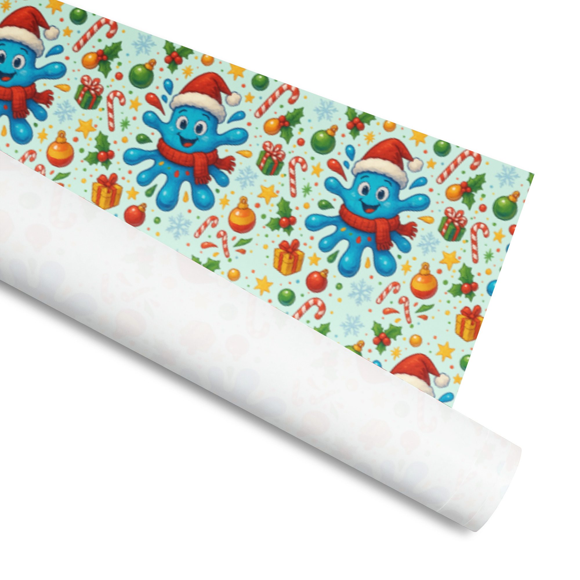 Splatty’s Colorful Christmas Gift Wrap – Festive All-Over Print - Image 3