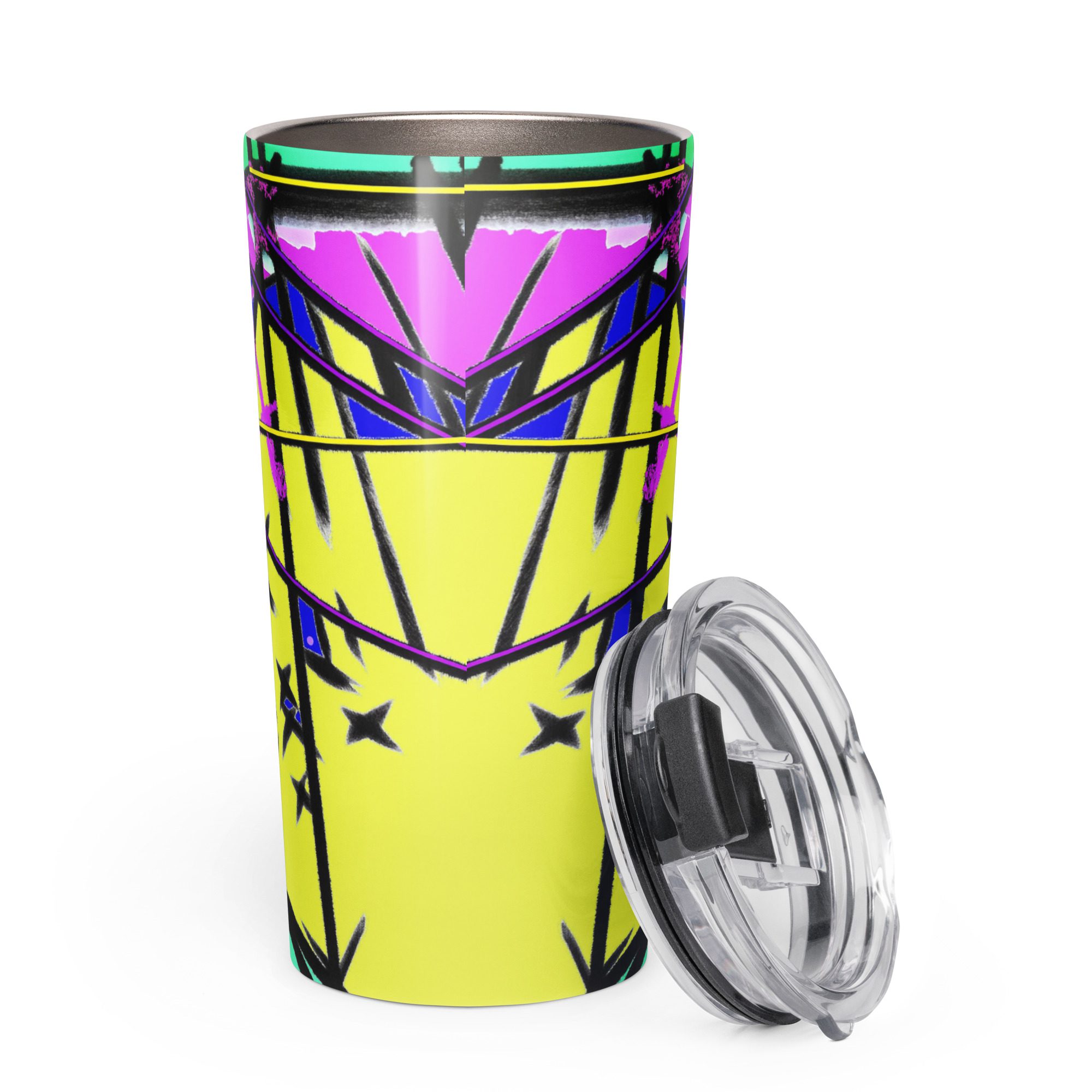 Electric Color Immersion – 20 oz Stainless Steel Tumbler - Image 2