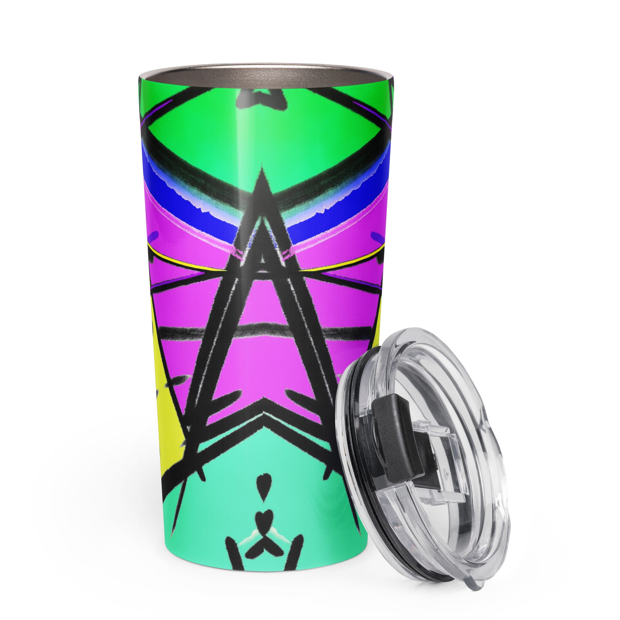 Electric Color Immersion – 20 oz Stainless Steel Tumbler