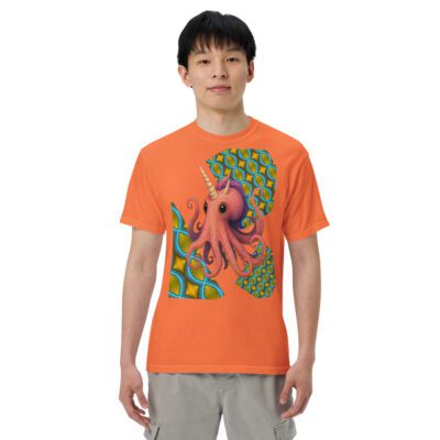 OctoMystic Realm — Unisex Heavyweight Art Tee