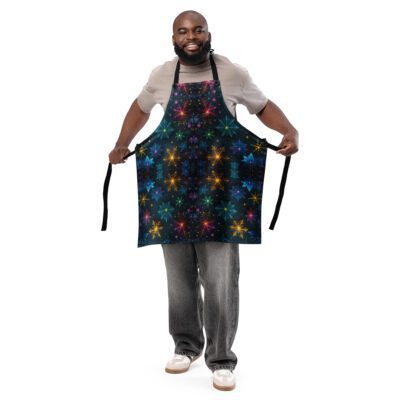 Prism-Kissed Snowflakes — All-Over Print Apron