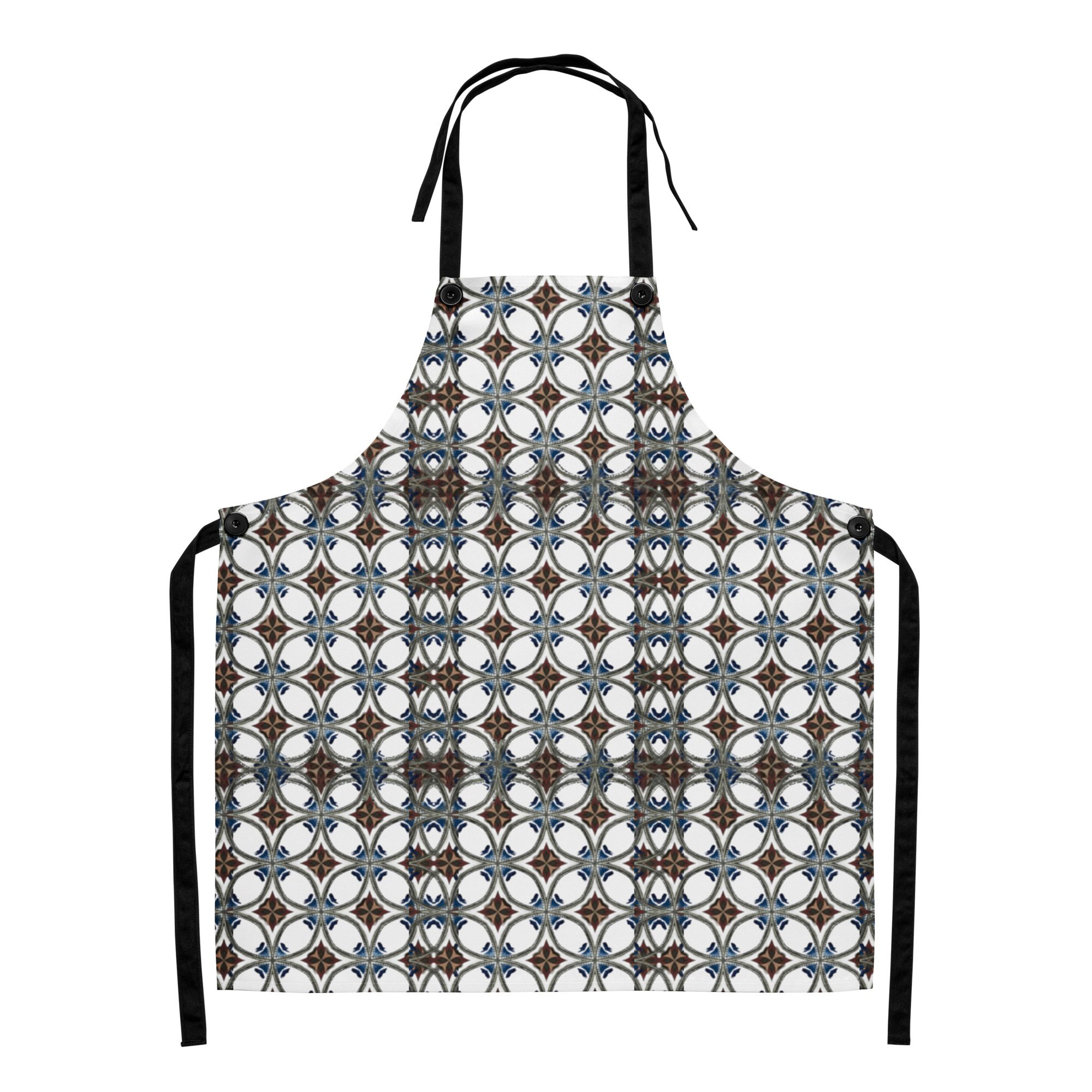 Rustic Geometry — All-Over Print Apron - Image 5