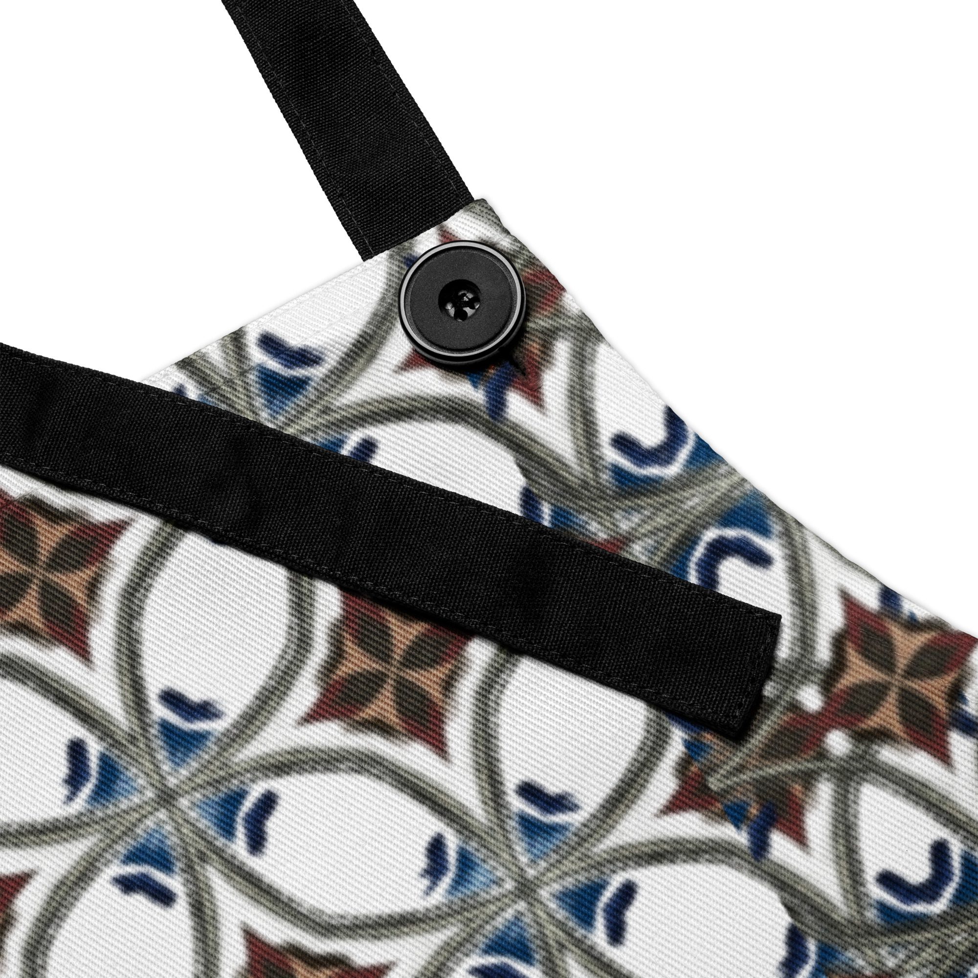 Rustic Geometry — All-Over Print Apron - Image 4