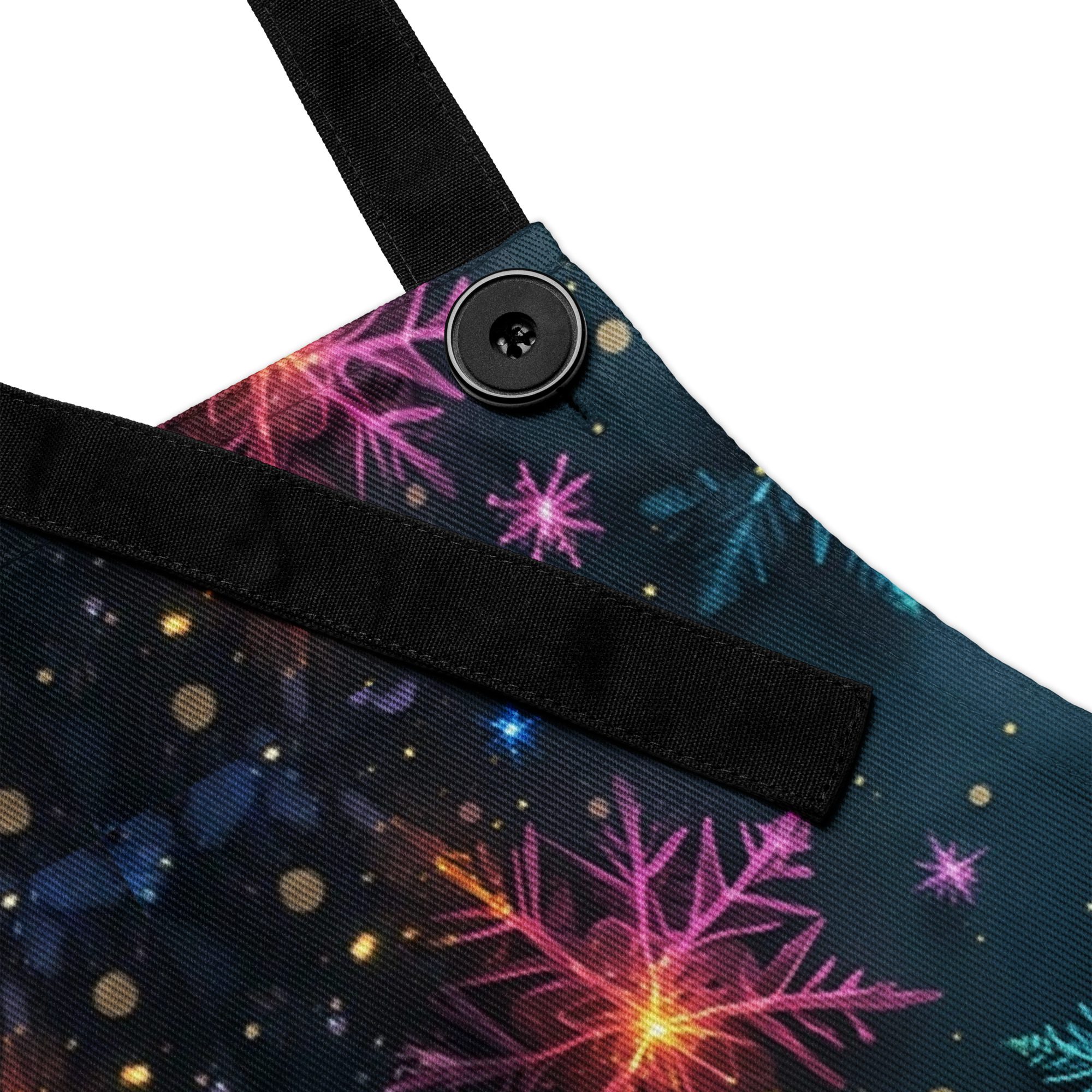 Prism-Kissed Snowflakes — All-Over Print Apron - Image 5