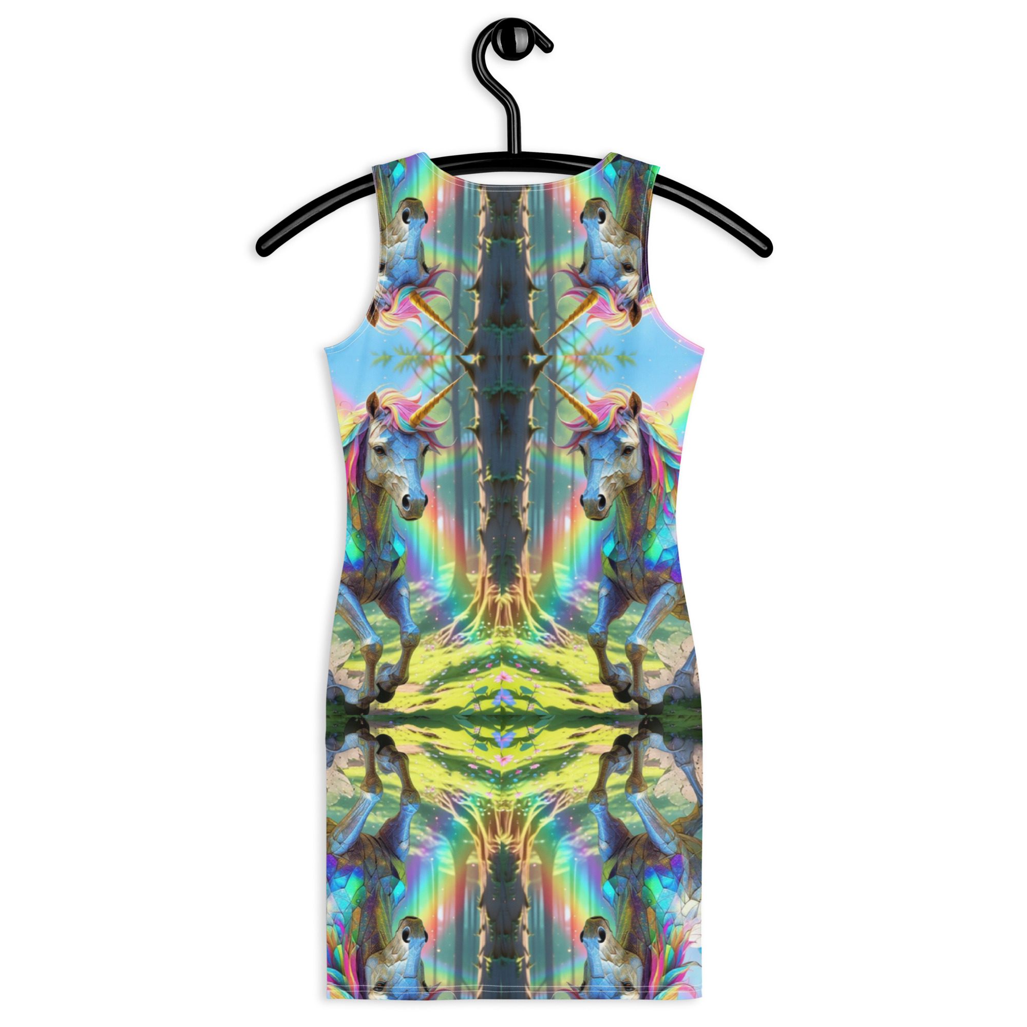 Journey of the Starlit-Maned Unicorn Wildheart – Bodycon Dress - Image 6