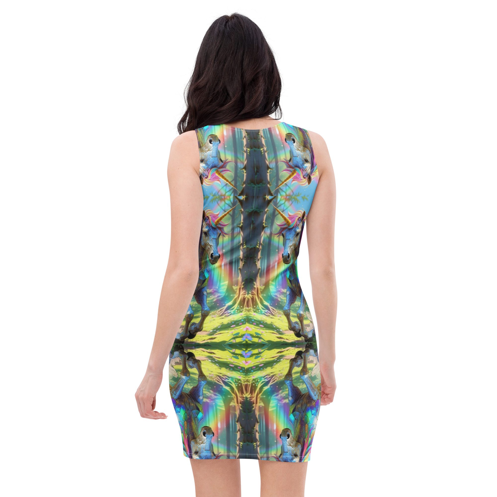 Journey of the Starlit-Maned Unicorn Wildheart – Bodycon Dress - Image 4