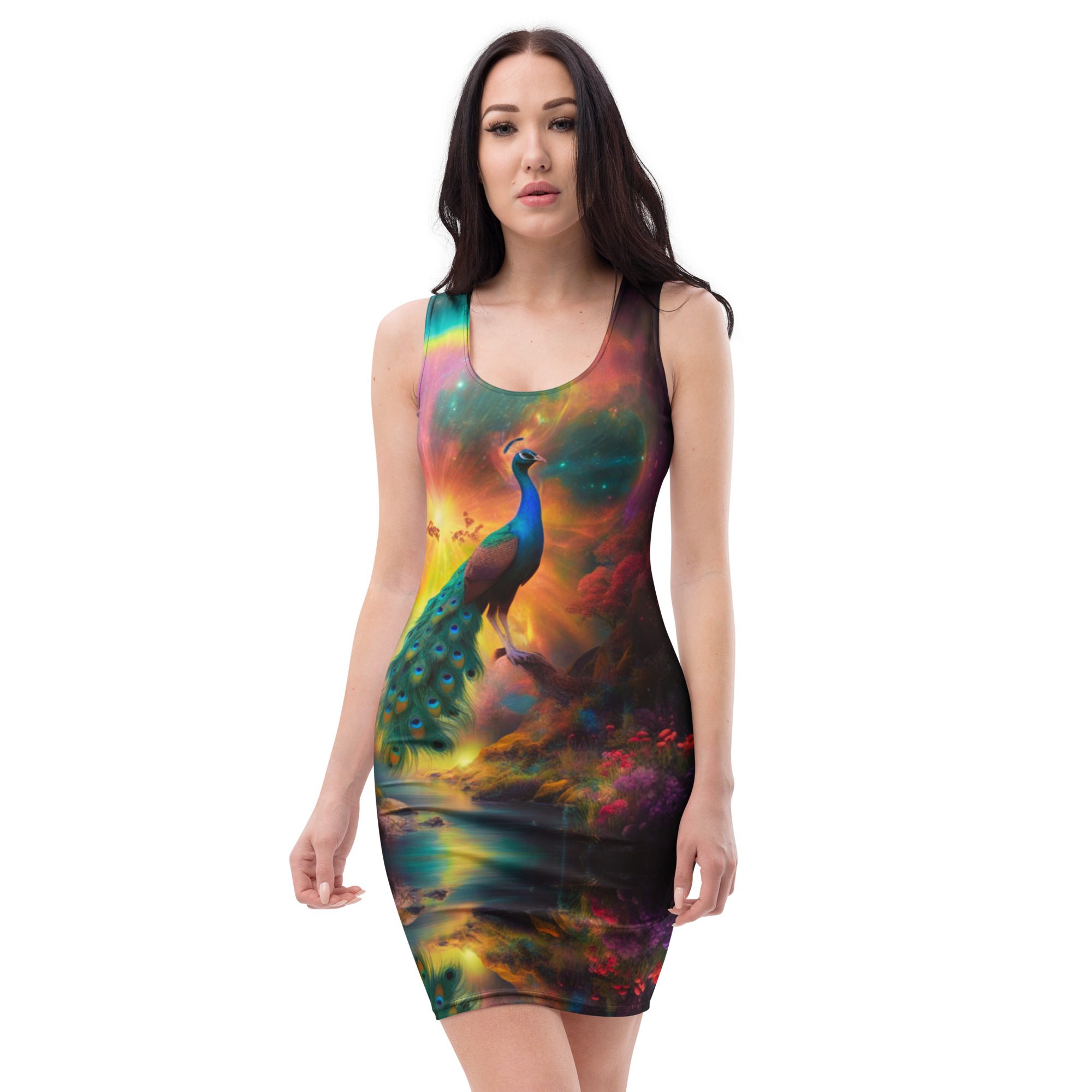 SG’s Crowned Queen of Feathers Masquerade – Bodycon Dress - Image 9