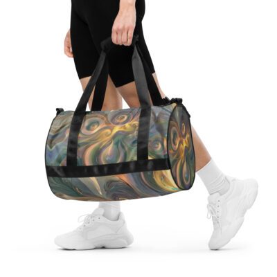 The Spiraled Song of Light – All-Over Print Gym Bag