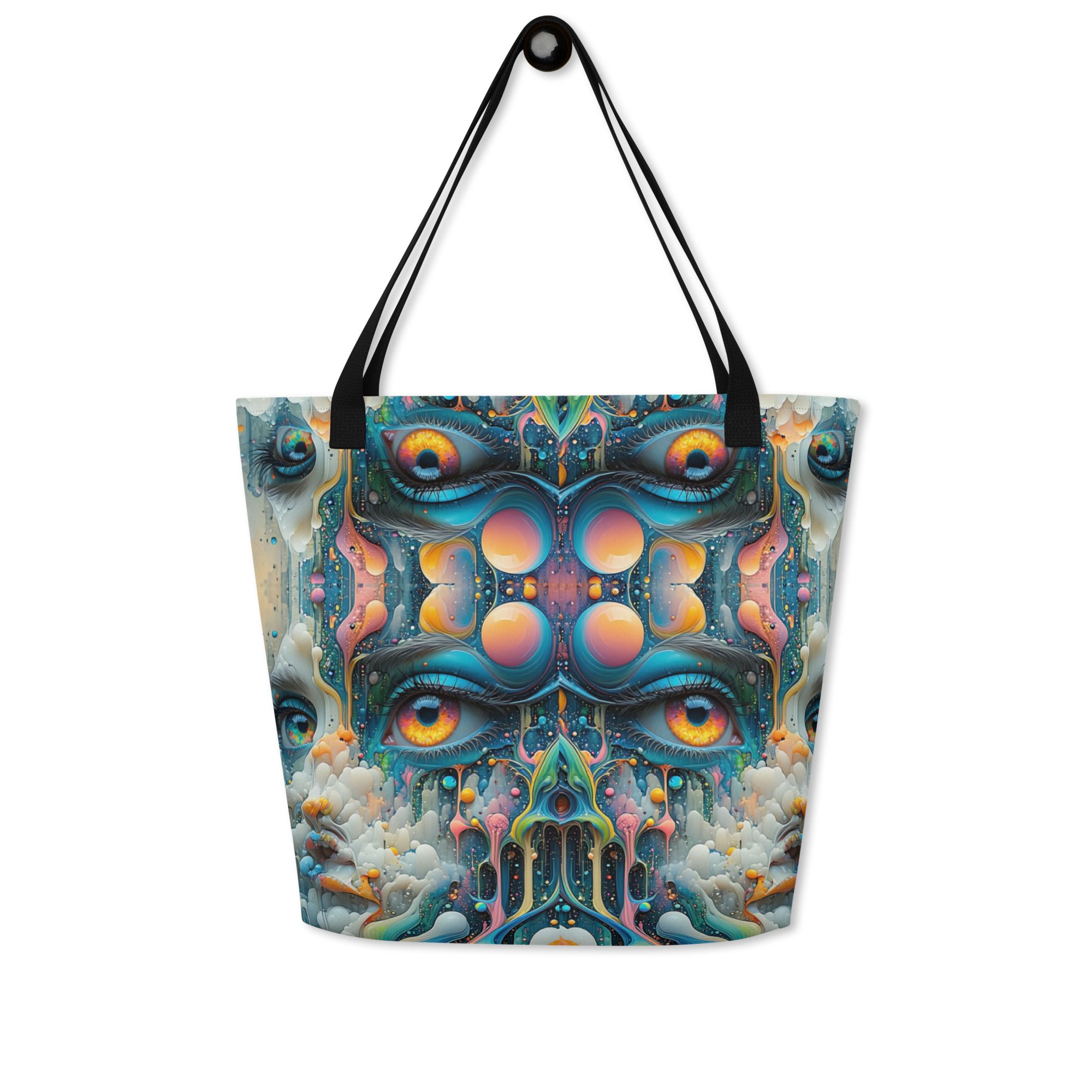Mirrored Eyes of the Mystics Who Dream – All-Over Print Large Tote Bag - Image 8