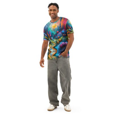 Pride’s Dream Pathway to Victory – Men’s Cotton Crew Neck T-Shirt