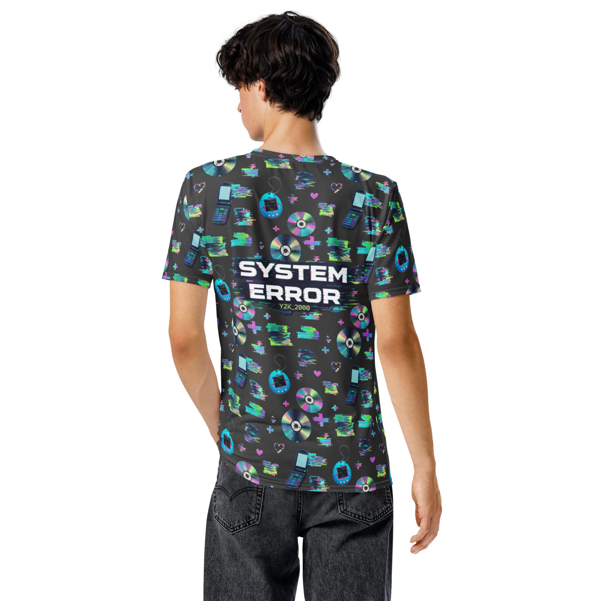 Y2K System Error All-Over Print T-Shirt - Image 6