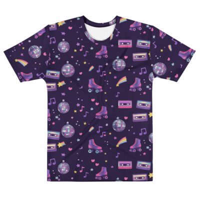 Neon Nostalgia Roller Skate Tee