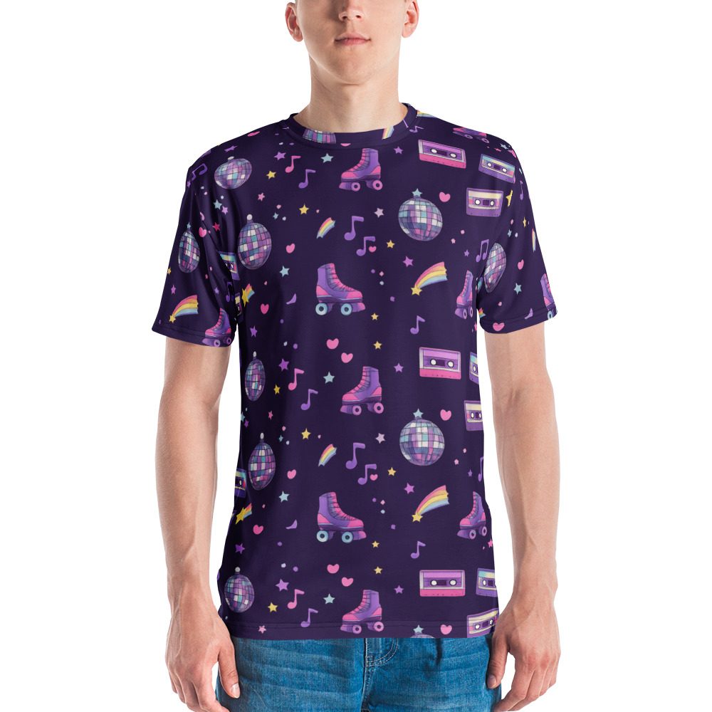 Neon Nostalgia Roller Skate Tee - Image 7