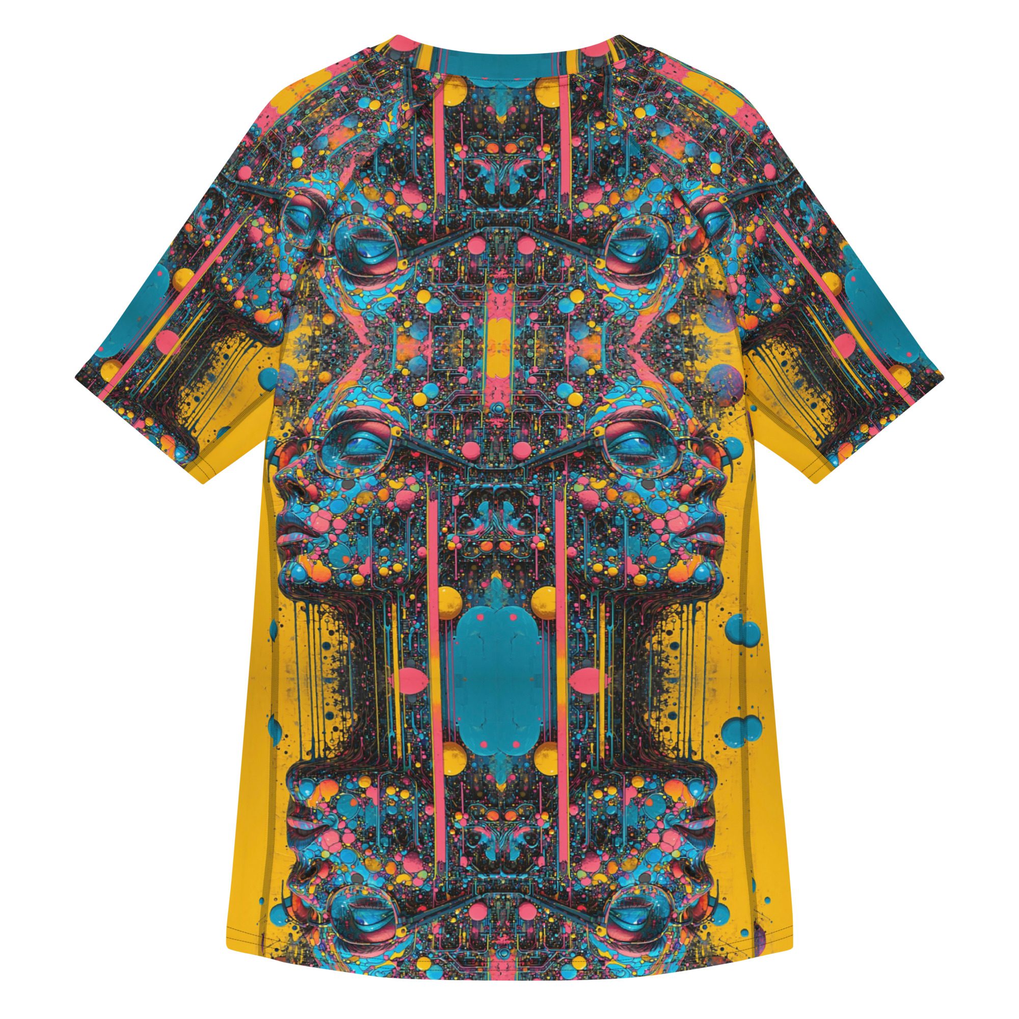 Cyber Oracle’s Echo – All-Over Print Men’s Rash Guard - Image 10